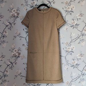 Loewe Camel Hair Mini Dress, Color Beige, Size 2-4 (Italy 40)